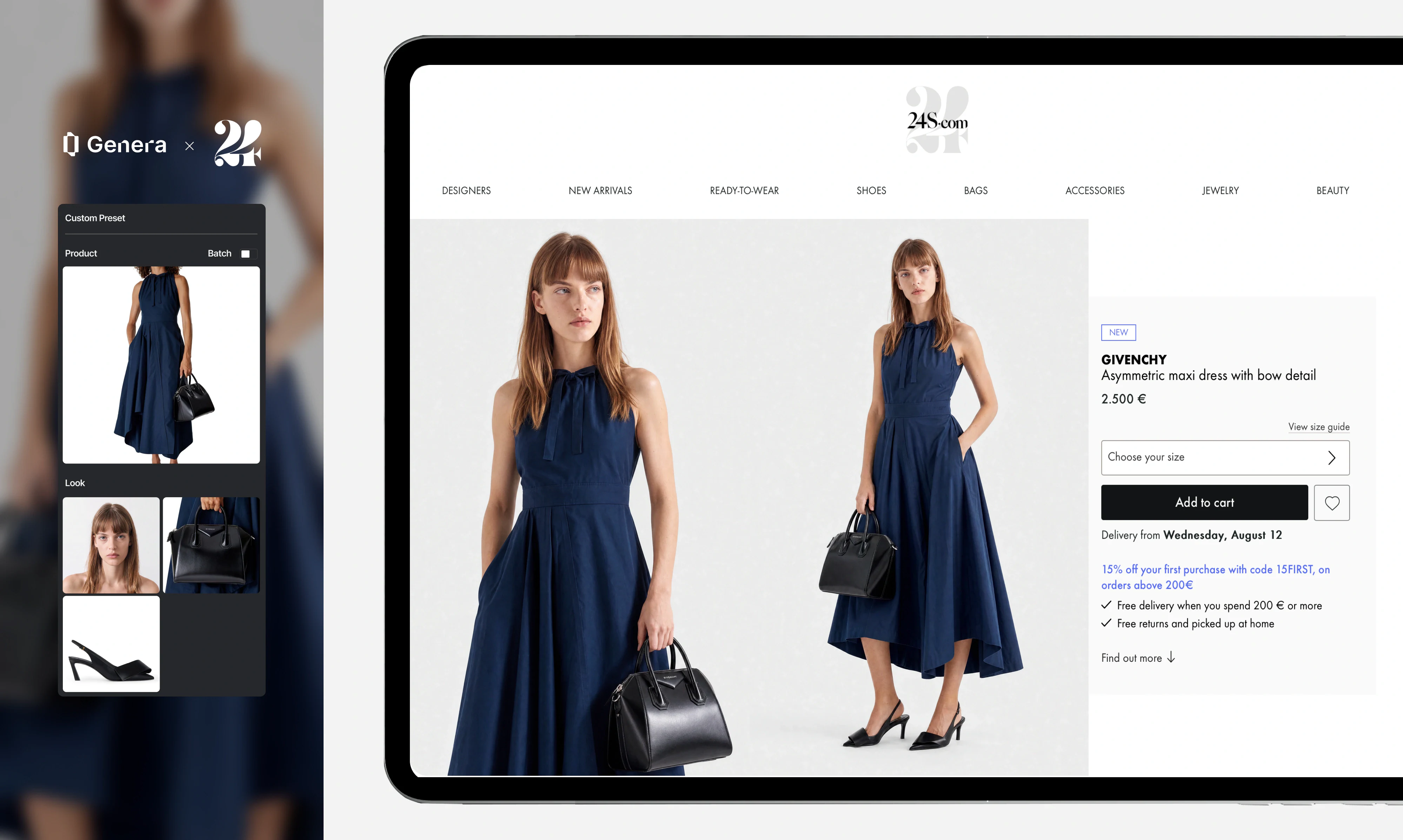Campaign spread produced for Maison Aro on Genera.Space