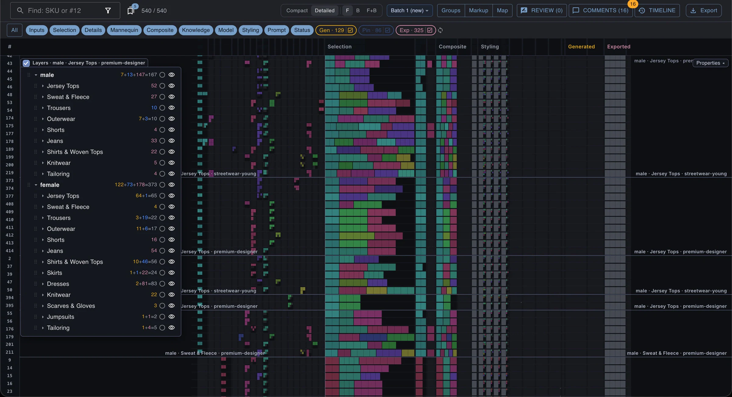 Workflow management inside the Genera.Space platform